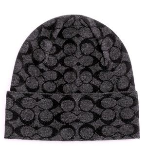 Coach Signature Knit Beanie